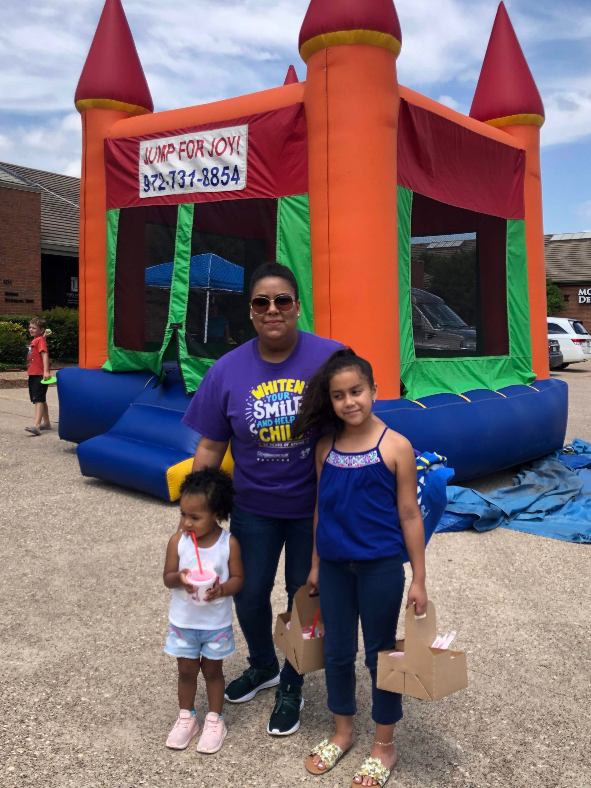 The Carrollton Dentist holds a block party for the community each summer.